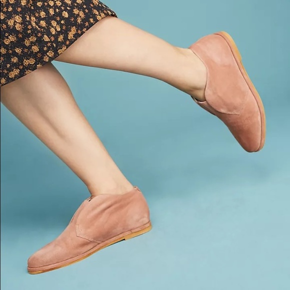 Anthropologie Jeffrey Campbell Tarryton-2 slip on Oxford brown shoes, Size 7M - Picture 3 of 9